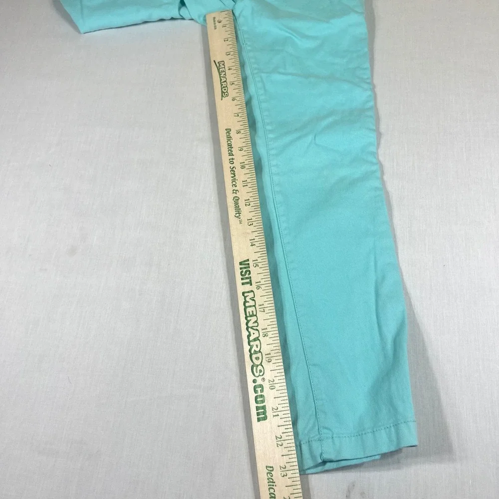 The Children's Place Boys Turquoise Chino Pants Aqua Straight Leg Size 8